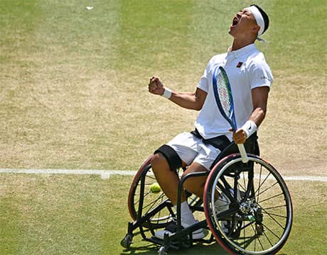 小田凱人 ウィンブルドン2度目V