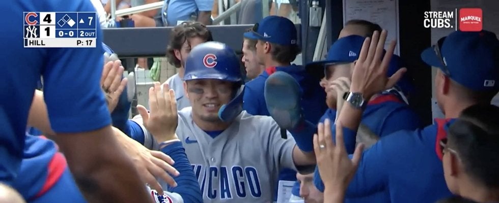 内野安打でまさか！鈴木誠也が「二塁から得点」間一髪の“神走塁”をMLB公式が称賛 「PCAより速い！」驚きの本塁生還にX沸騰