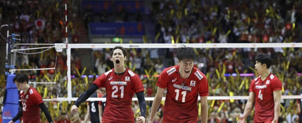 【バレー】日本男子、ドイツに逆転勝ち　最後は甲斐優斗がエンドラインギリギリにエース決める