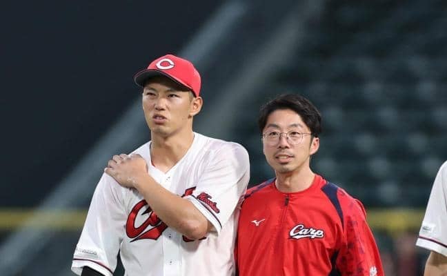 広島　右肩負傷の中村奨成が登録抹消　前日のＤｅＮＡ戦でアクシデント