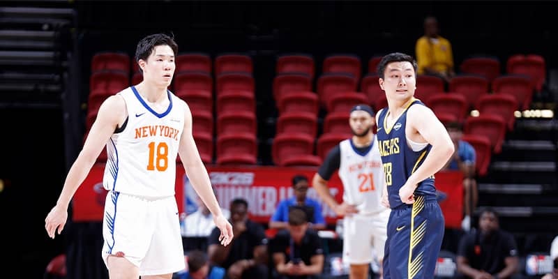 NBAサマーリーグで日本人同時出場…先発の馬場9得点、富永は3得点