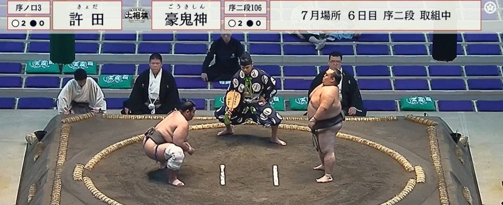 負けた力士が「なんてこった！」強すぎる序ノ口力士に「そんなに差があるのかw」驚き
