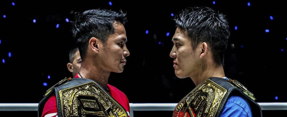 【ONE】暫定王者野杁正明が王者スーパーボンとフェイスオフ「挑戦者らしく挑みベルト取る」