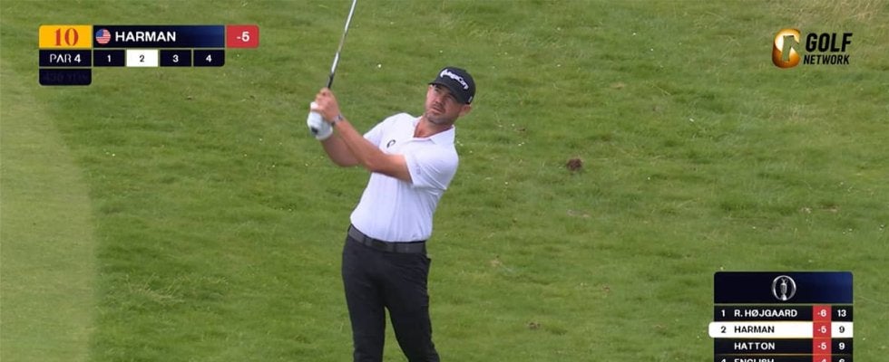 【動画】歴代王者ハーマンが「65」で3位浮上、スタートホールからベタピン