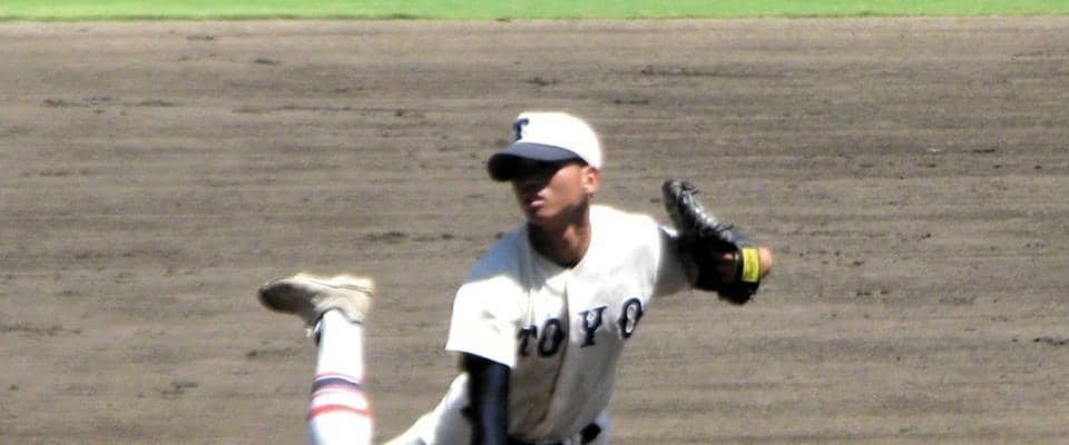 東洋大姫路・岡田監督「狭間ガッツに負けないよう」次戦は４回戦でノーノーの明石商　狭間監督は日体大の３学年後輩