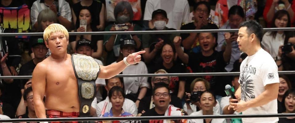 ＧＨＣヘビー王者ＯＺＡＷＡついに陥落…拳王“ＫＯ勝ち”で新王者　異例の約１４時間後にＫＥＮＴＡとＶ１戦へ「俺の夢、首を刈る」