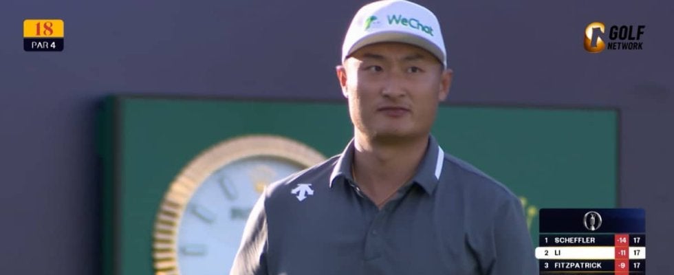 【動画】リ・ハオトンは4打差2位　中国男子初のメジャー優勝＆アジア勢初の全英制覇をかけ最終日へ