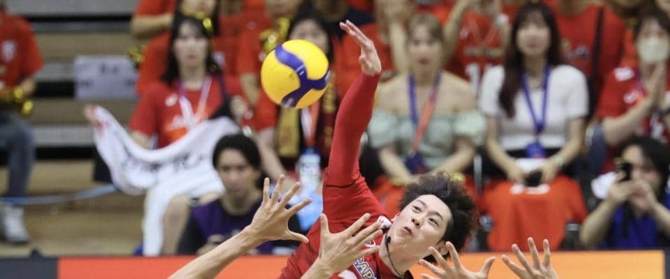 バレー男子　日本のファイナルラウンド進出決定　２セット連取で勝ち点１獲得　７位以上が決定