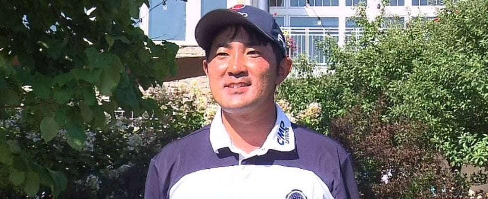 金谷拓実、1打差を追う最終日は「優勝を目指して頑張ります」