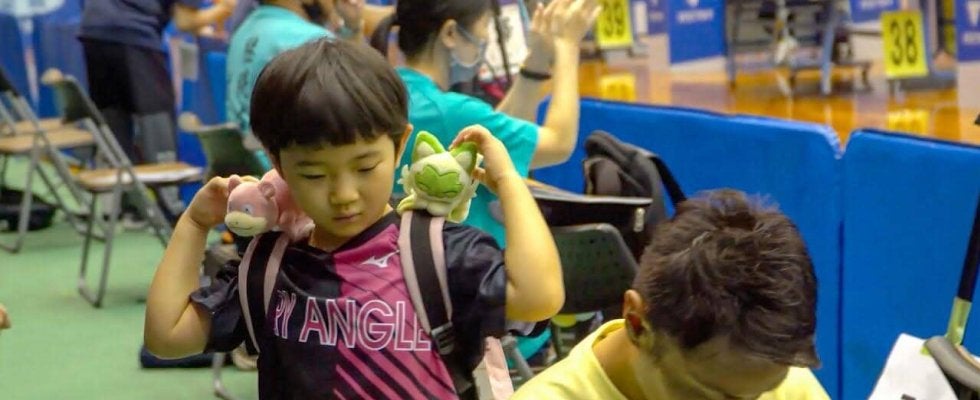 今大会女子最年少選手！「5歳7ヶ月」で全国出場・吉岡朱理【卓球 全農杯2025