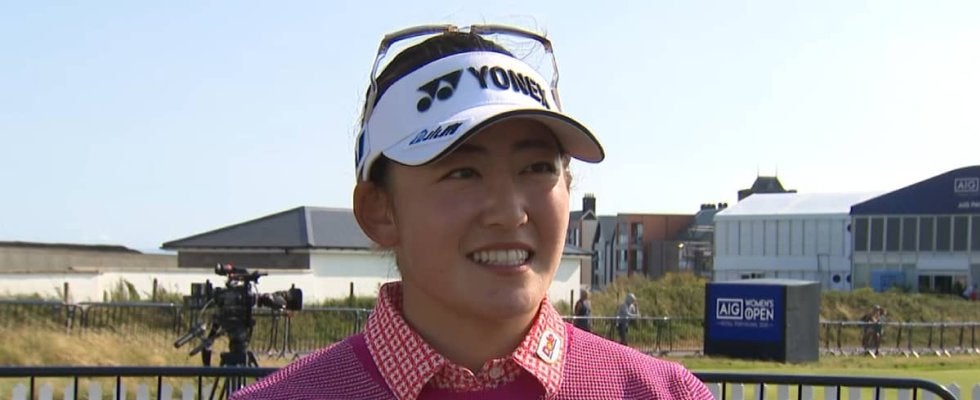 岩井千怜、天候に左右されずに「気持ちは明るく淡々とゴルフをしたい」