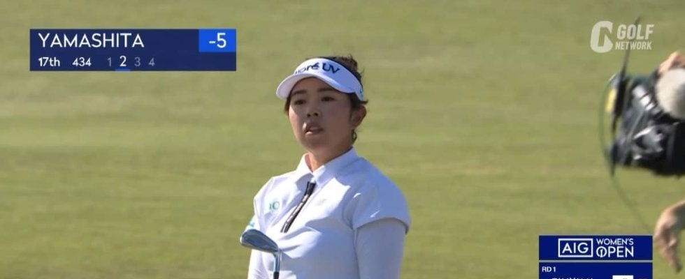 【動画】山下美夢有、4連続バーディからのイーグルを奪うなど4アンダー3位発進