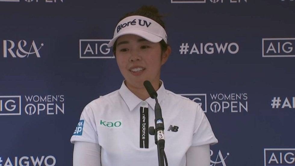 山下美夢有は3位発進「ミドルパットが決まってくれた」　2日目以降も「耐えながら頑張りたい」