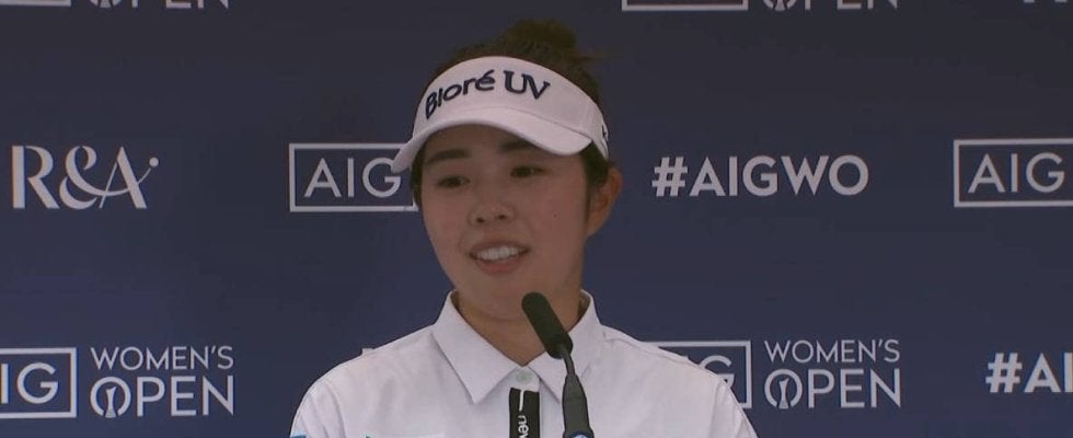 山下美夢有は3位発進「ミドルパットが決まってくれた」　2日目以降も「耐えながら頑張りたい」