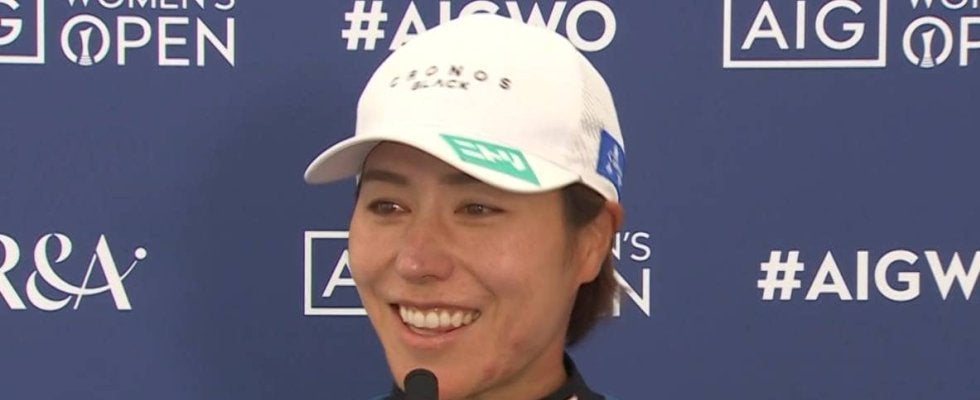 岡山絵里、首位発進は「全然想像していなかった」　ショット好調で大きなトラブル回避