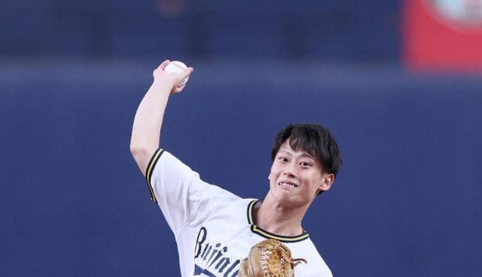 【ボート】大阪支部のスーパールーキー石本裕武が始球式に登場