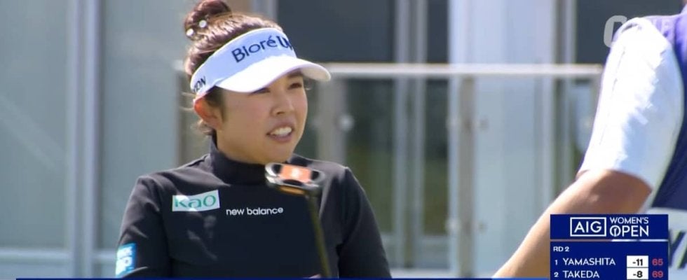 【動画】山下美夢有が単独トップに浮上　7バーディ、ノーボギーの「65」を記録