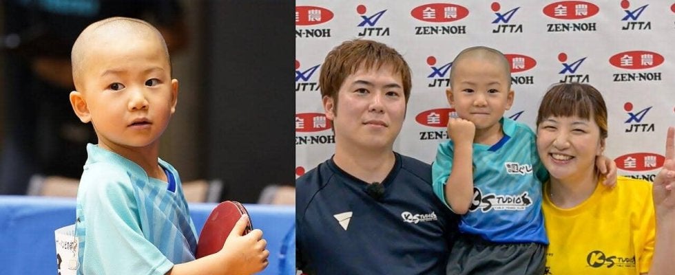 【卓球】家族で戦う全国大会！5歳の長屋太陽がグループ予選で1勝！コーチである父「100点です！」｜全農杯2025