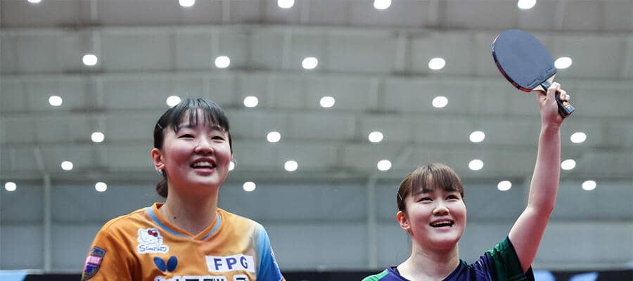 強すぎる！張本・大藤ペアが圧巻の4大会連続V！ペア結成後いまだ負けなし 無傷の16連勝を達成【卓球 WTTフォズ・ド・イグアス】