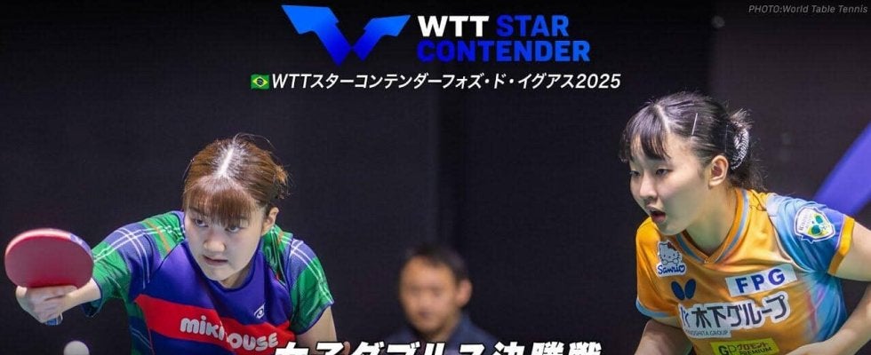 【女子ダブルス決勝】張本美和/大藤沙月 vs キム・ナヨン/ユ・ハンナ｜WTTスターコンテンダーフォズ・ド・イグアス2025