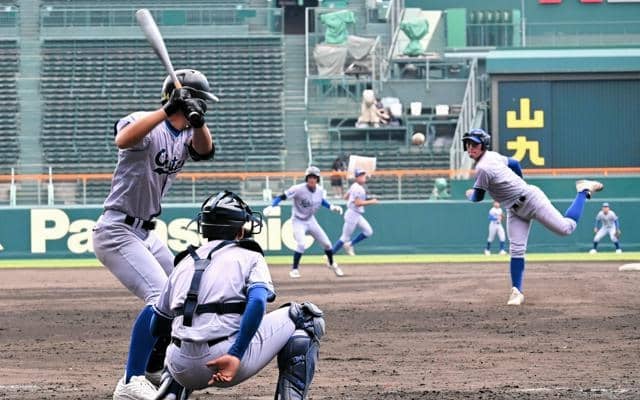 石川代表の小松大谷が甲子園練習　5日の開幕試合へ「照準合わせる」