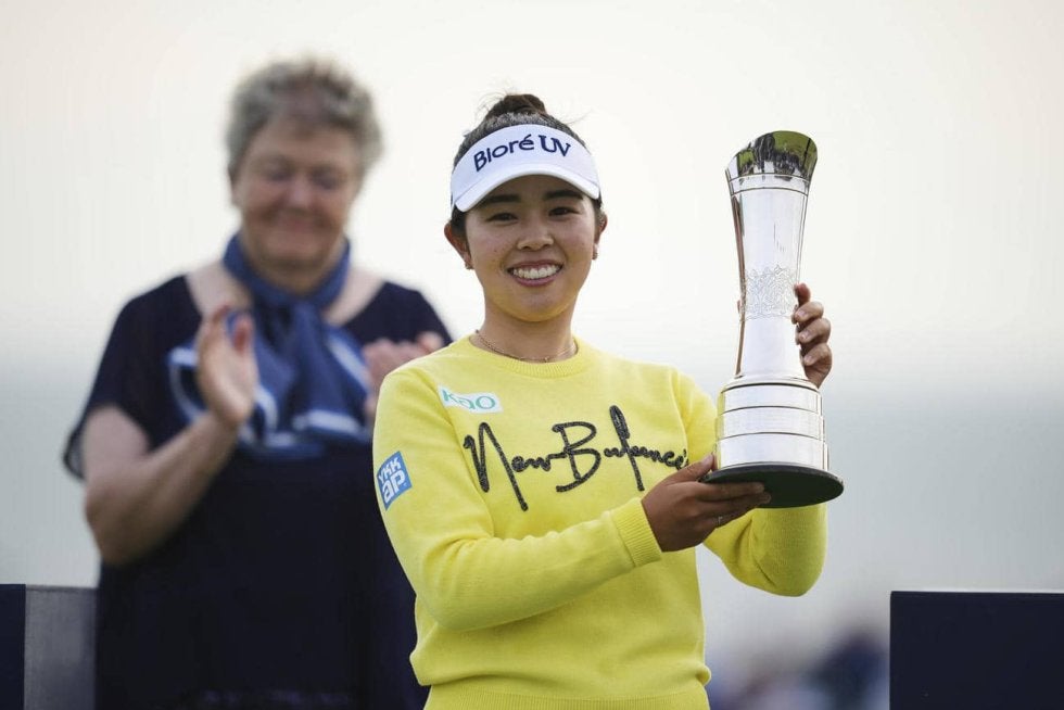 女子プロゴルフサイン集 全英オープン優勝　山下美夢有サインあり 女子プロゴルフサイン集 レア物 女子プロゴルフサイン集 全英