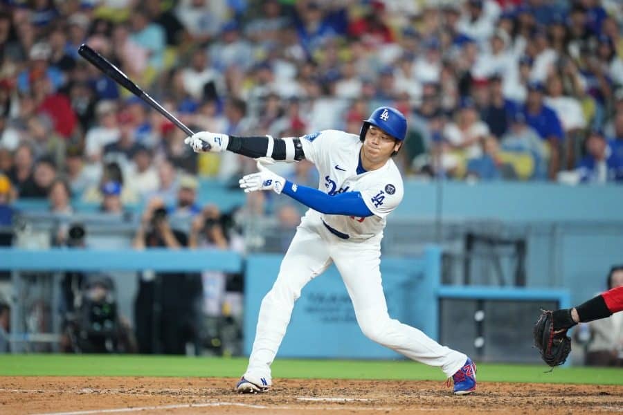 “三振率”48.7％…大谷翔平の空振りの多さが敵地も話題　見えぬ復調気配、本拠地ため息