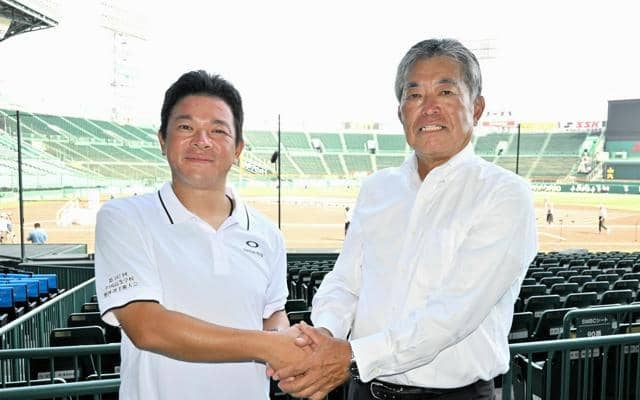 仙台育英、鳥取城北が初戦で対戦　甲子園で監督が対談、意気込み語る