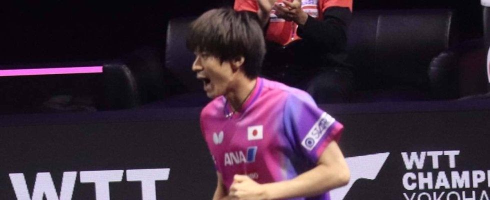 戸上隼輔、日本勢16強一番乗りに「プレッシャーを感じていた」　上位進出へは「100％の力を出さないと勝てない」【WTTチャンピオンズ横浜】