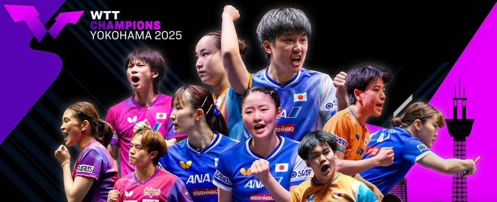 【8月5日（火）16時〜 LIVE配信】ドローセレモニー｜WTTチャンピオンズ横浜2025