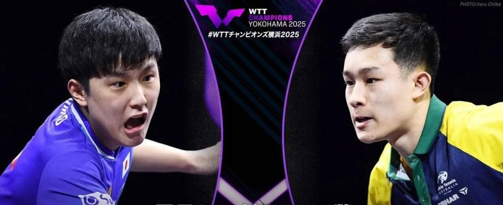 【男子シングルス1回戦】張本智和 vs フィン・ルー｜WTTチャンピオンズ横浜2025