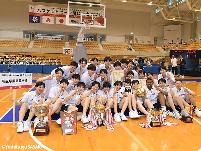 U18日清食品トップリーグ2025】桜花学園「ディフェンスから走るバスケ