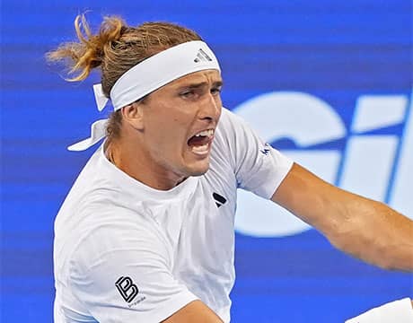 ズベレフ 地元20歳に快勝で初戦突破