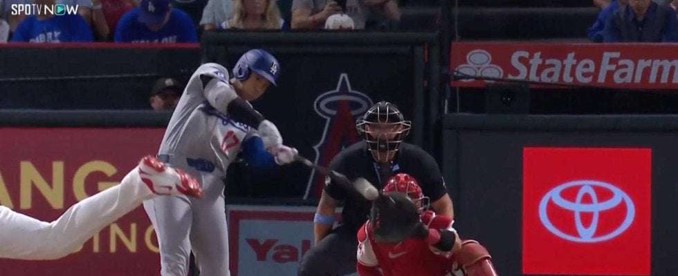 これは諦める…大谷翔平、184キロ特大弾に相手野手も“確信” 被弾した瞬間にお見送りモード