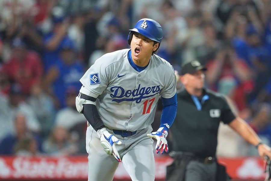 大谷選手の同僚 大谷翔平の活躍を同僚が称賛「まるで違う試合」迫る「50-50」に