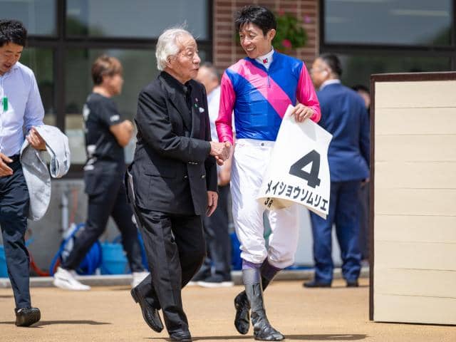 JRA通算2000勝まであと1勝 「メイショウ」松本好雄オーナーの軌跡と