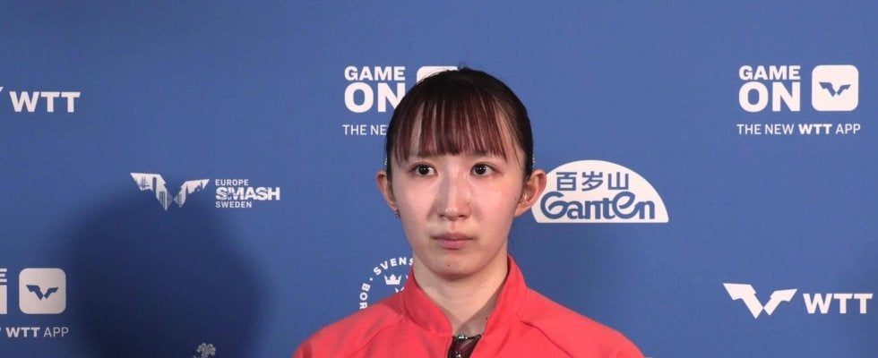 早田ひな「楽しい試合ができた」シン・ユビンをストレート撃破で3回戦進出【卓球 ヨーロッパスマッシュ】