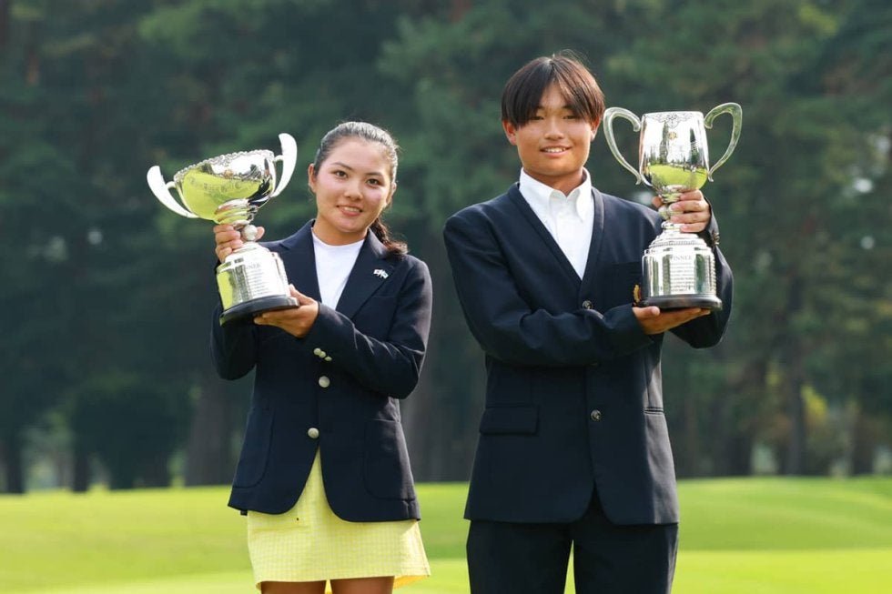 道上嵩琉、吉崎マーナらが優勝 猛暑対策で36ホール短縮／日本ジュニア