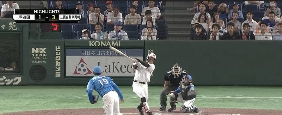 三菱自動車岡崎、JR四国の「あと1本」を許さず2回戦進出。都市対抗野球大会