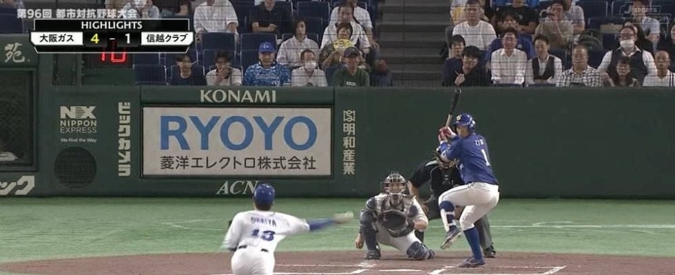 大阪ガス、右サイドハンドの大宮隆寛が信越硬式野球クラブから完投勝利。都市対抗野球大会