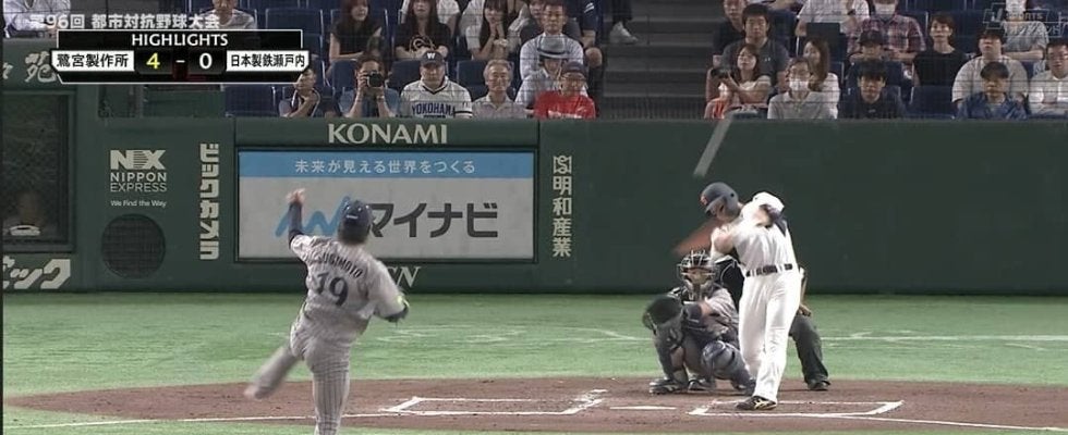 鷺宮製作所、完封リレーで日本製鉄瀬戸内に勝利し準々決勝に進出。都市対抗野球大会