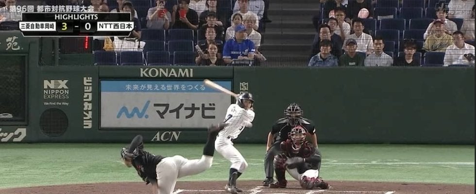 三菱自動車岡崎、ベスト4一番乗り。NTT西日本に完封リレーで勝利。都市対抗野球大会