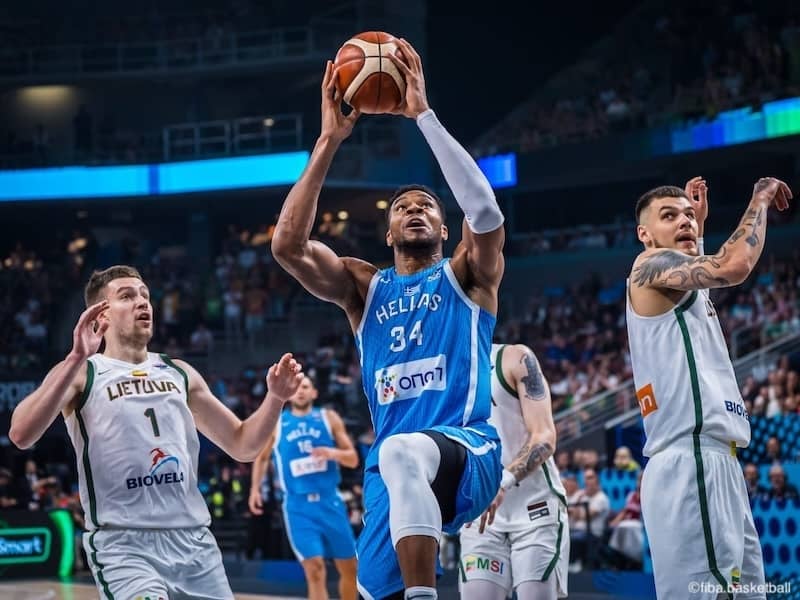 ギリシャがリトアニアに勝利、2009年以来の準決勝進出…トルコとの一戦へ