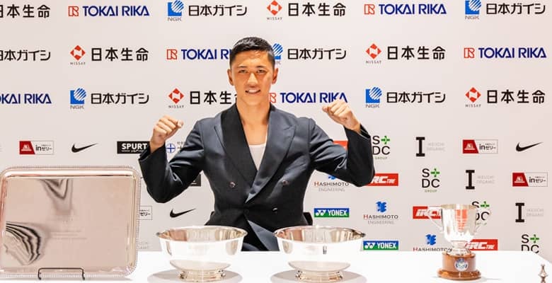 車いすテニス小田凱人、生涯グランドスラム達成記者会見で語った「世界を変えたい」