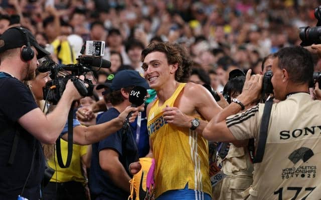 世界記録のデュプランティス「言葉が出ない」　ブブカを圧倒する記録