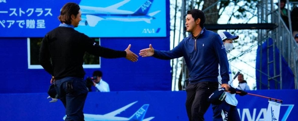 金谷拓実「少しの差で勝負は決まったと思う」　石川遼とのプレーオフ制し今季初優勝