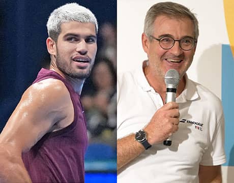  バボラ社長 アルカラスに期待「プレーし続けてほしい」 