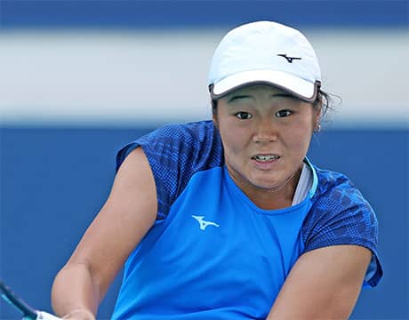 ジャパンOP 17歳園部八奏らにWC