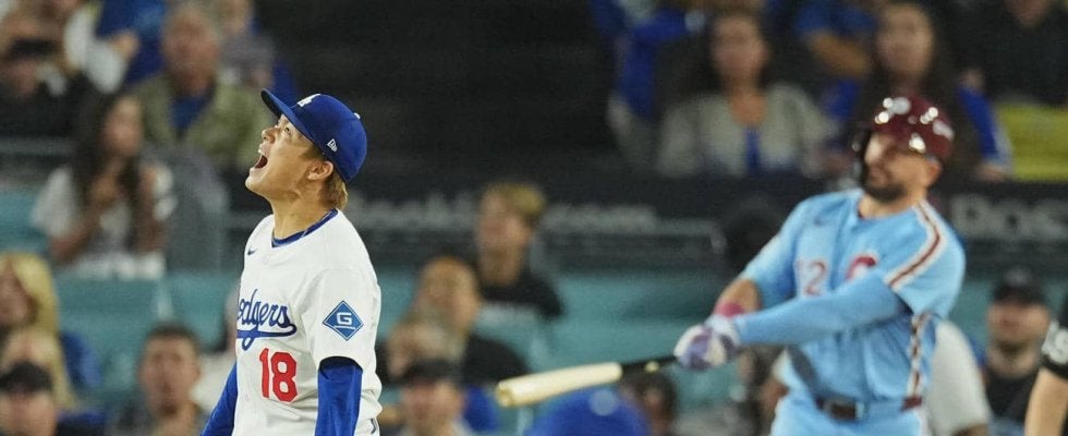 ドジャースがフィリーズに逆転負けで４戦目へ　シュワバー２発などスーパースターを生き返らせる