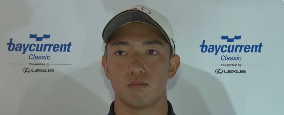 アマ小林大河は初日「72」　大舞台を「ほどよい緊張で意外と楽しむことができた」